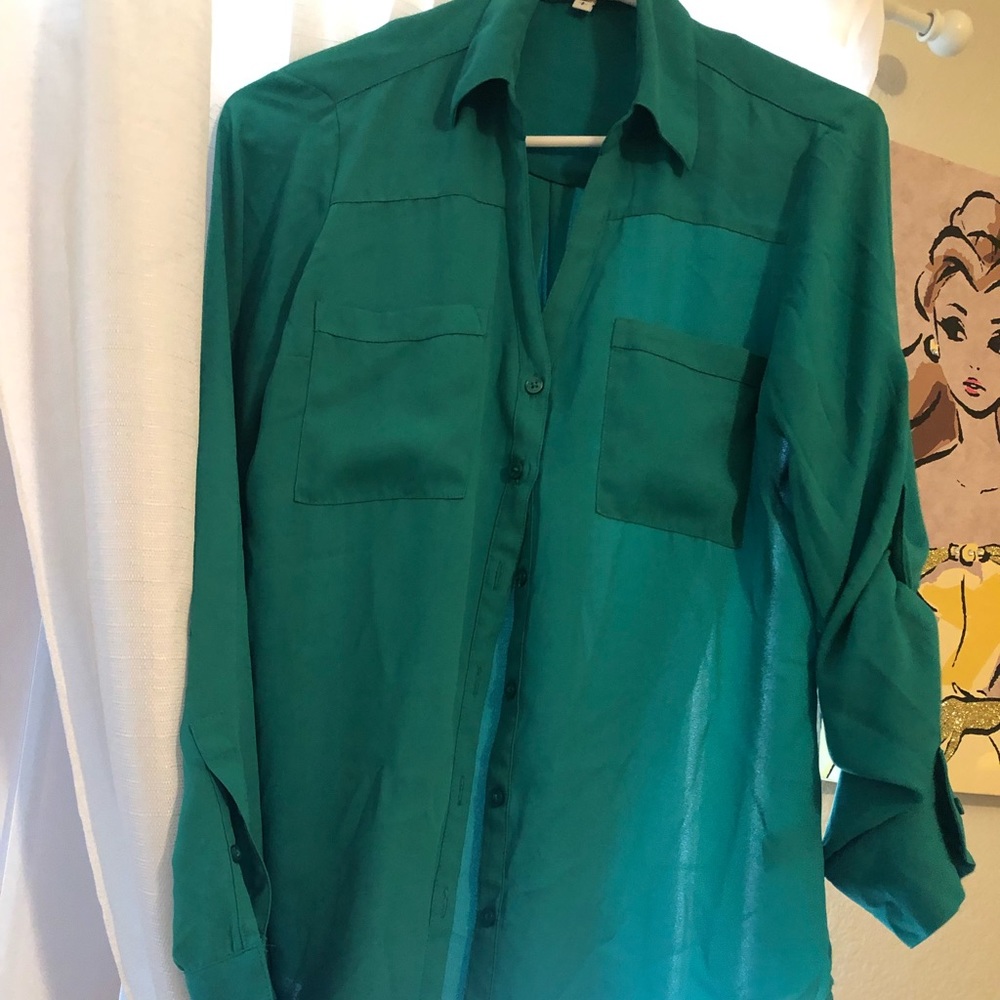 Emerald green portofino shirt